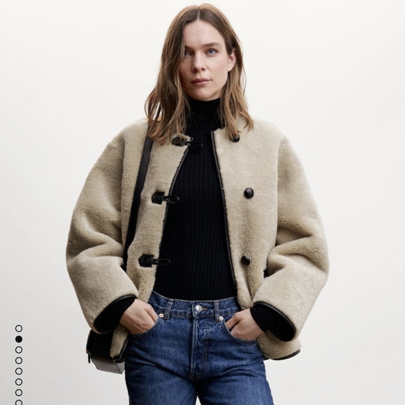 xxSOLDxx Mango Sherpa jacket - Picture 2 of 5